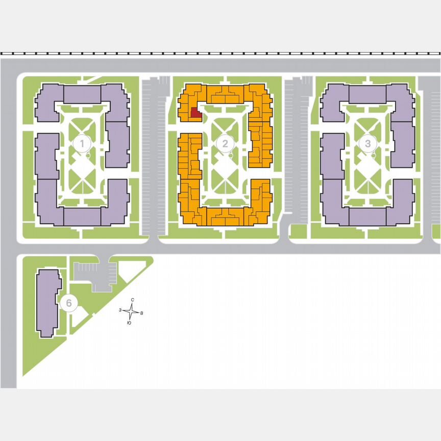 1-к. квартира, 39,6 м², 3/4 эт.