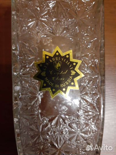 Штоф хрустальный со стопками и лафитниками