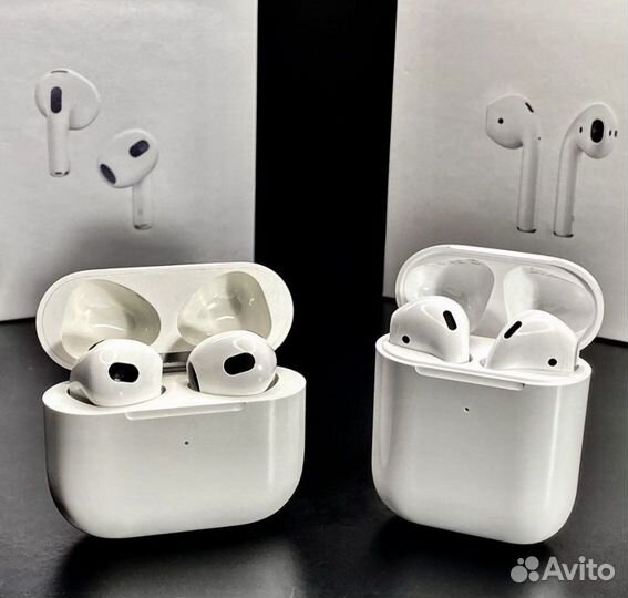 Airpods 3 и AirPods 2 чехол+гарантия