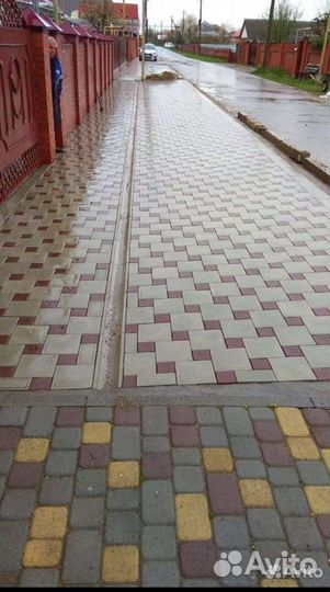 Плитка тротуарная,брусчатка
