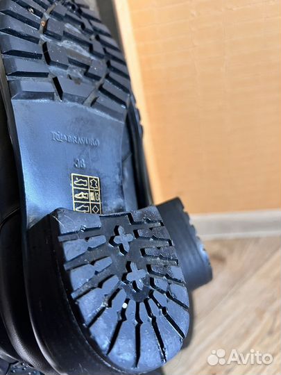 Ботфорты натуральная кожа зима/осень