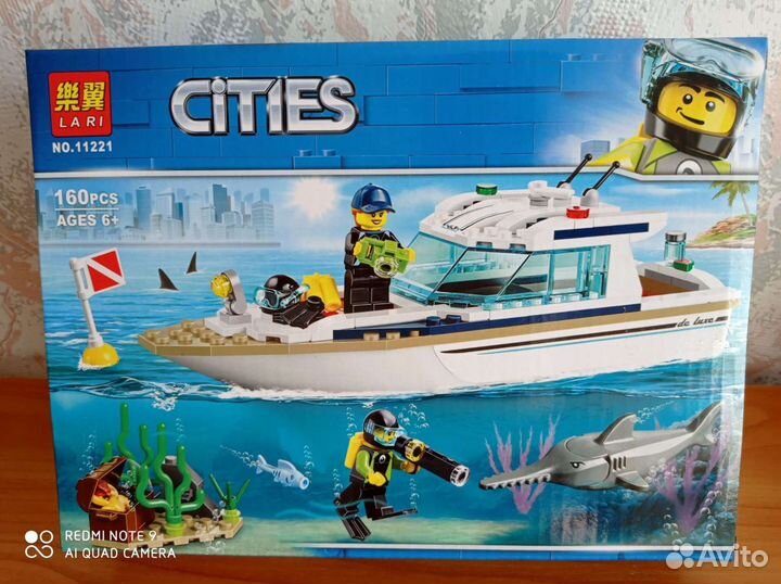 Конструктор Cities 11221 Яхта Для Дайвинга