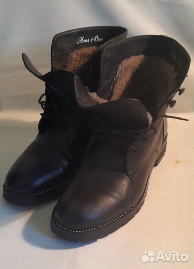 Ботинки, женские натур, кожа. Размер 38-39
