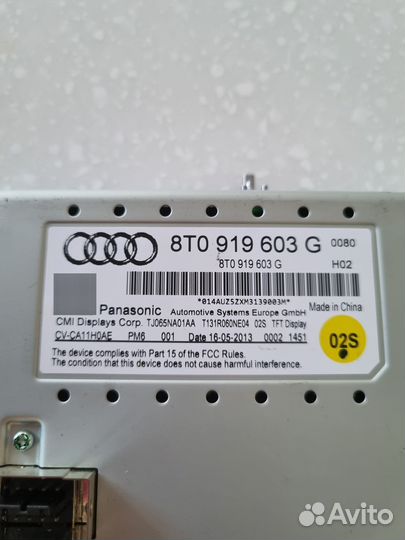 Монитор для Ауди 5 B 8