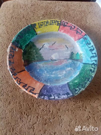 Настенные декоративные тарелки-картины