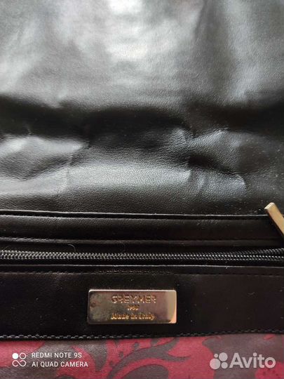 Сумка клатч натуральная кожа