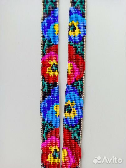 Украшение на шею Гердан Фиалки