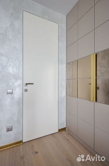 Скрытые двери под отделку