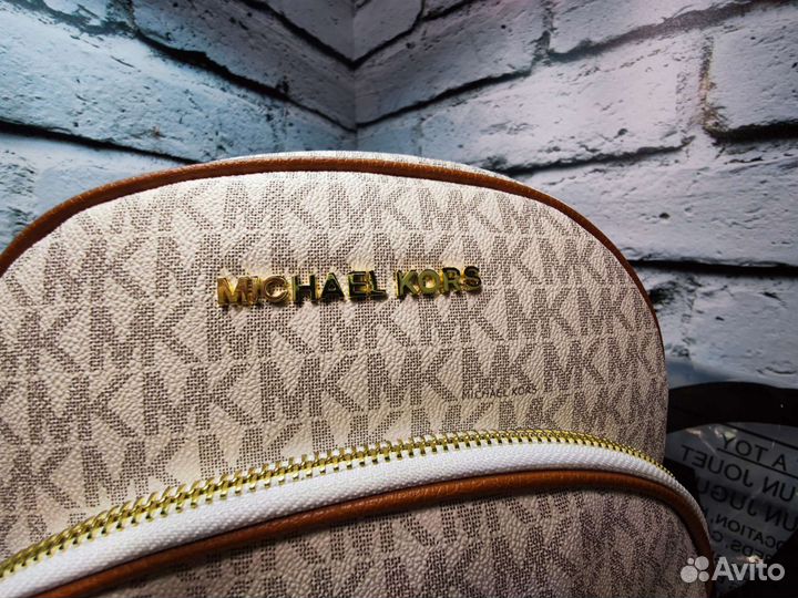 Рюкзак Michael Kors бежевый