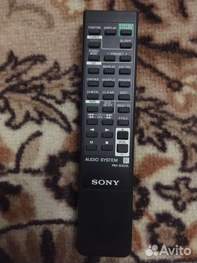 Пульт ду sony RM - S300L