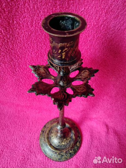 Подсвечник бронза, Индия