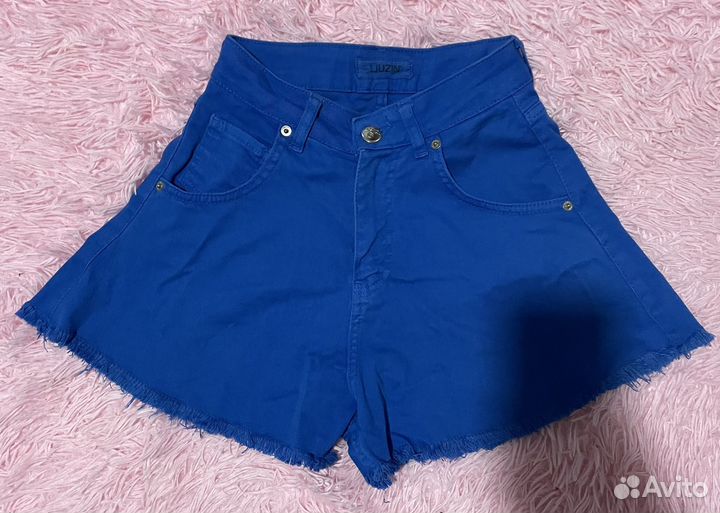 Шорты женские ярко синие