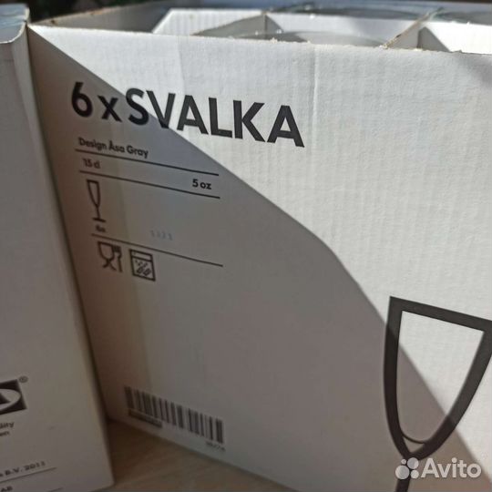 Фужеры Икея Свальк