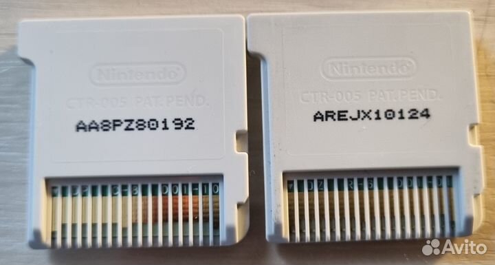 Картриджи Nintendo 3ds
