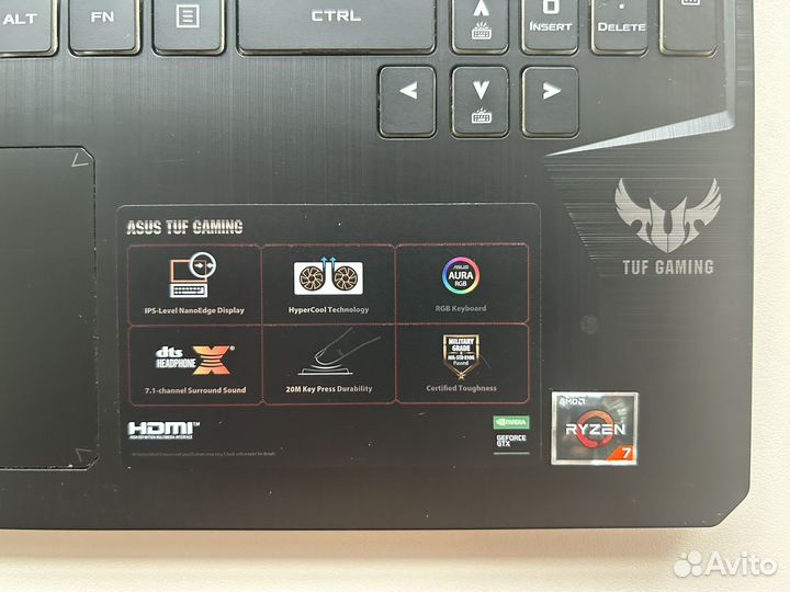 Мощный игровой ноутбук идеал asus FX505DD/ отзывы