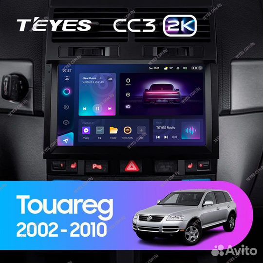 Магнитола Volkswagen Touareg 2002-10 Teyes 4/32 F1