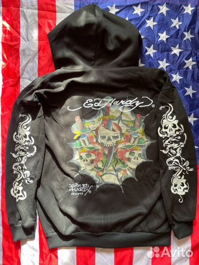 Зип худи ed hardy