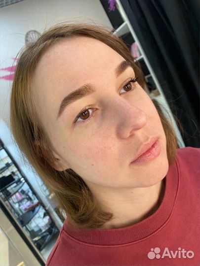 Окрашивание бровей