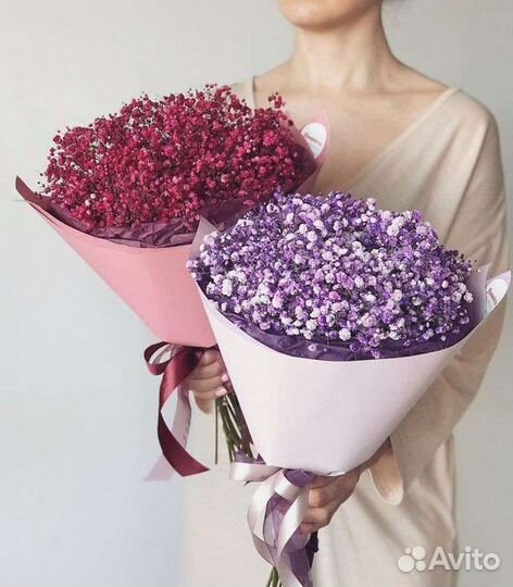 Букет из гипсофилы