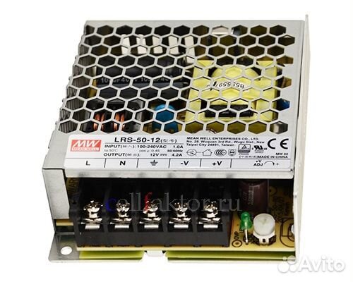 Блок питания Mean Well LRS-50-12