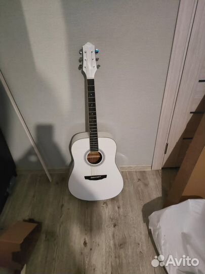 Новая Акустическая гитара flight AD-200 WH
