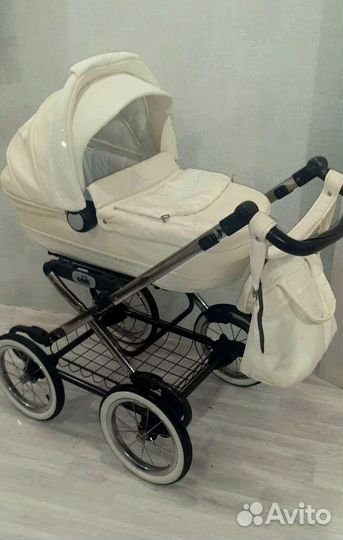 Коляска люлька для новорожденных с автолюлькой