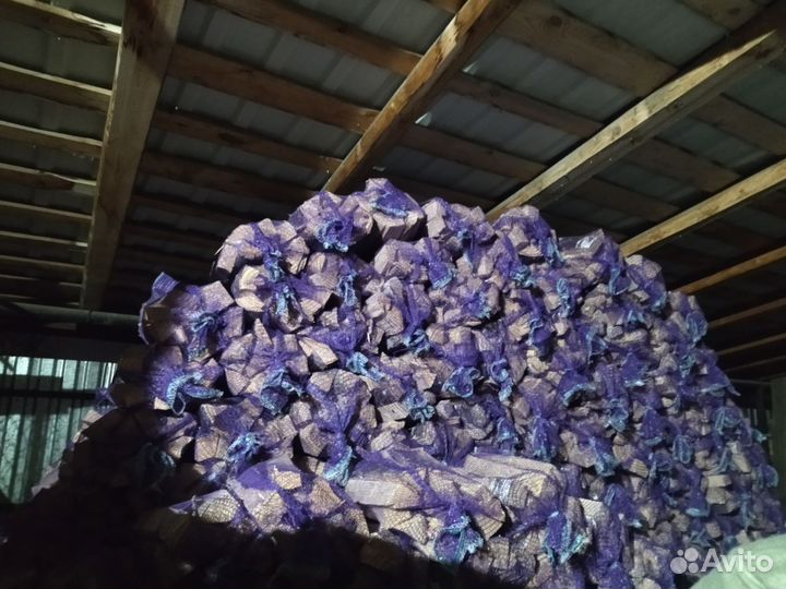 Дрова березовые колотые сухие