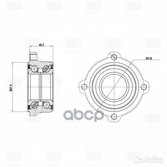 Ступица для а/м BMW X5 (E70) (07) /X5 (F15)