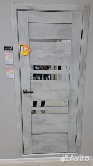 Дверь межкомнатная Ривьера 10 бетон