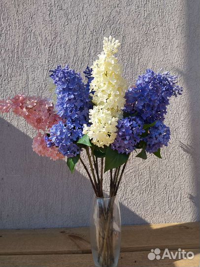 Букет сирени из силикона 11 веток