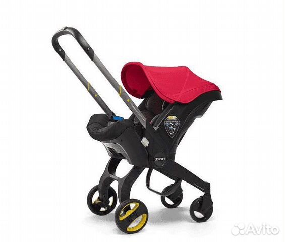 Коляска-автокресло Doona flame red