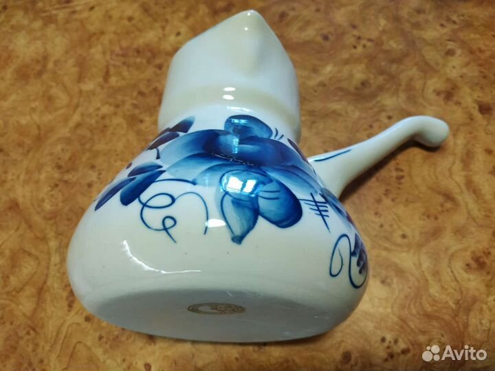 Турка для кофе СССР Гжель ; Кофемолка ручная новая
