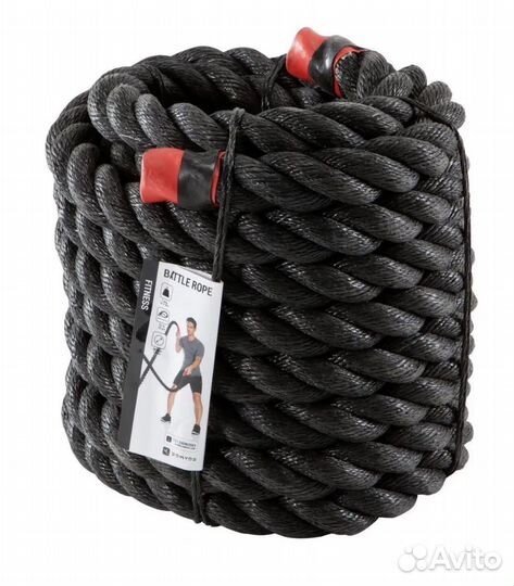 Канат для кросс-тренинга battle rope domyos