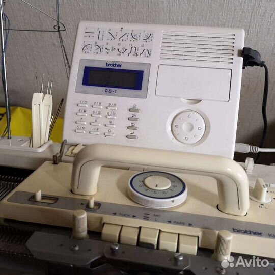 Вязальная машина с блоком brother, кетель, пряжа