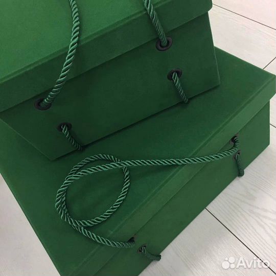 Коробки бархатные