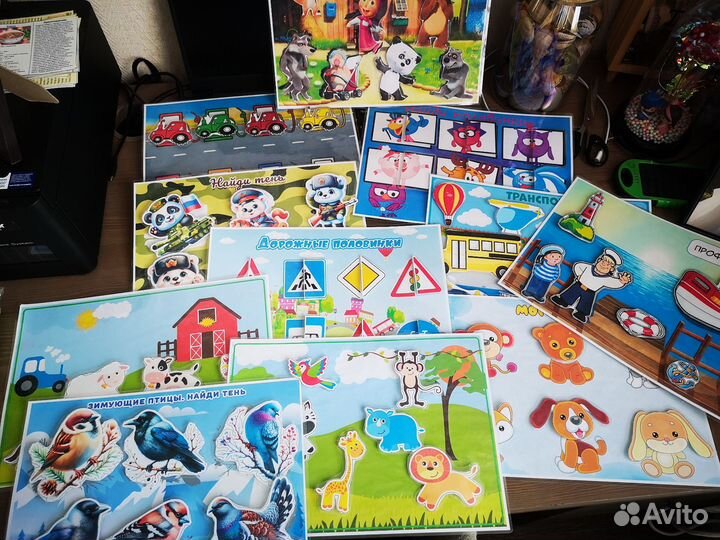 Развивающие игрушки на липучках