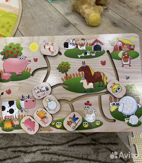 Лабиринт для малышей на ферме 1+