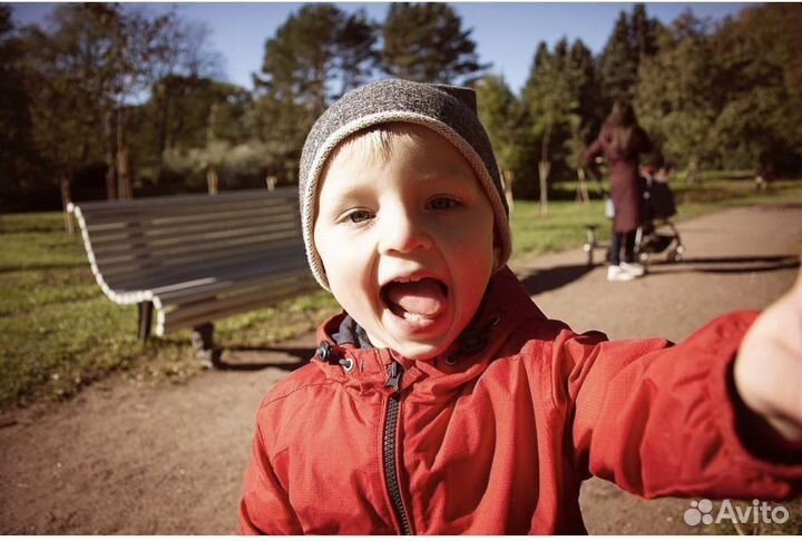 Ветровка Next + шапка и снуд