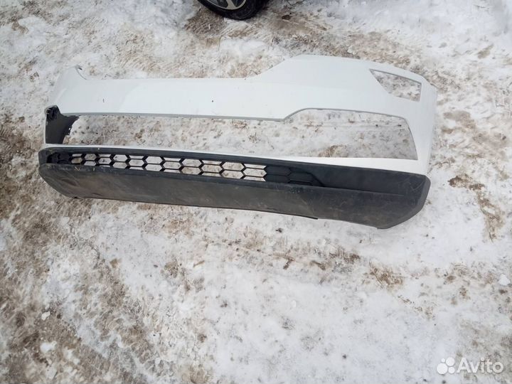 Бампер передний шкода