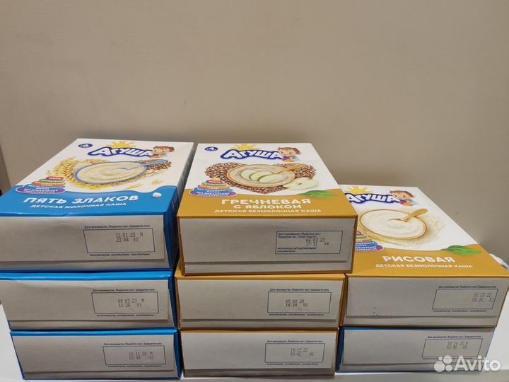 Сухие каши Агуша