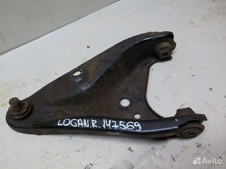Рычаг передний правый renault logan