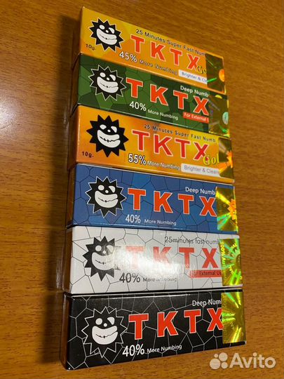 Тктх оригинал анестетик обезболивающий крем tktx