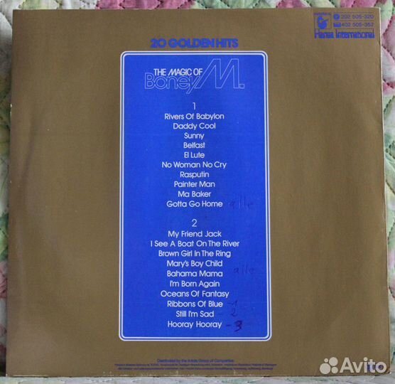Boney M The magic of Boney M. - 20 golden hits