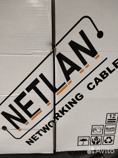 Кабель UTP витая пара Netlan 5e 305м 2 пары