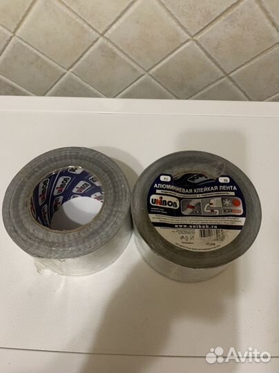Алюминевая клейкая лента unibob 75мм - 50м