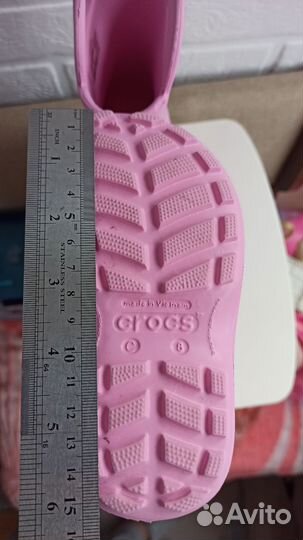 Резиновые сапоги crocs 25