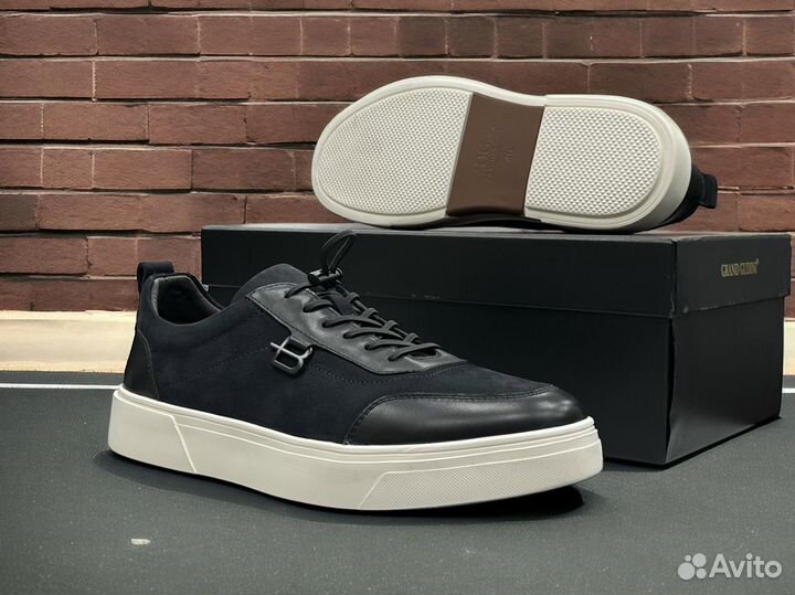 Кеды мужские кожаные 39-48