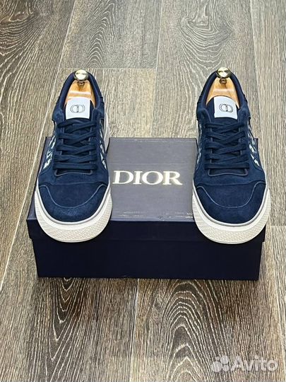 Кеды кроссовки dior мужские, синий