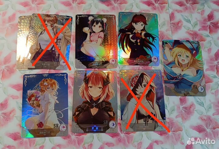 Коллекционные аниме карты Истории Богини