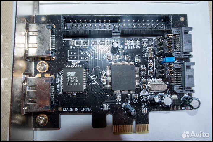 Контроллер sata+pata(IDE) raid JMB363 на шину PC-e